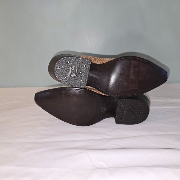 Women's Vintage Tony Lama Western Boots, Style X62615, Brown/Tan, W Size 6.5 - Picture 6 of 9